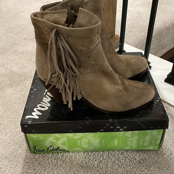 Sam Edelman tan suede boots - Picture 4 of 8
